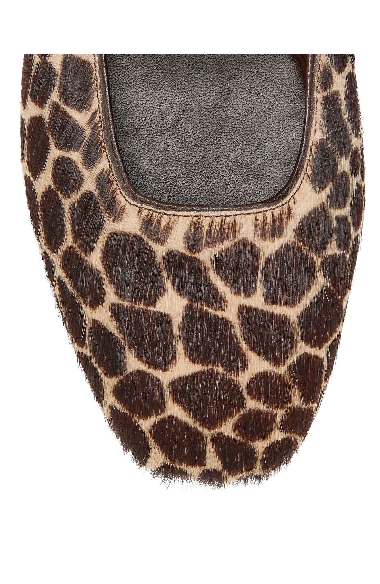 halo genuine calf hair mary jane flat, Alternate, color, HOT FUDGE MULTI