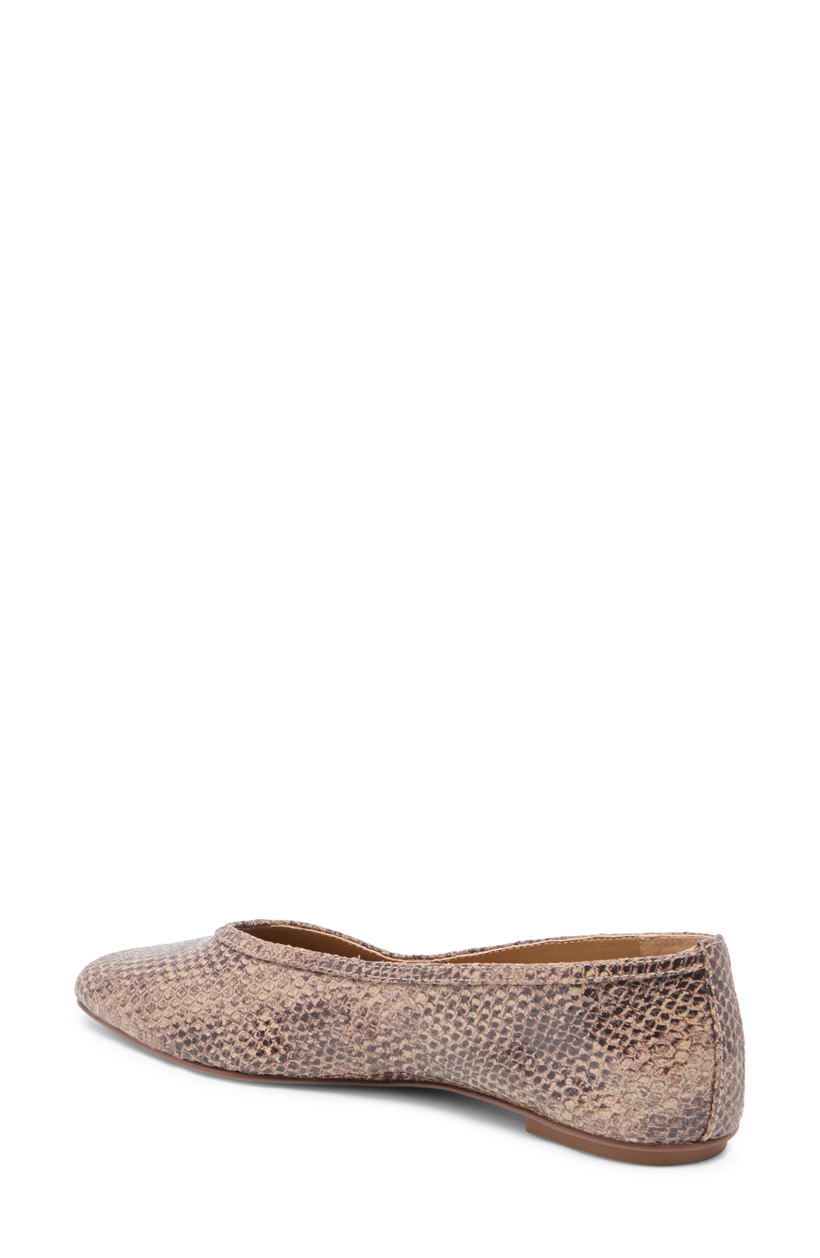 Caret Flat, Alternate, color, SNAKE PRINT EMBOSSED