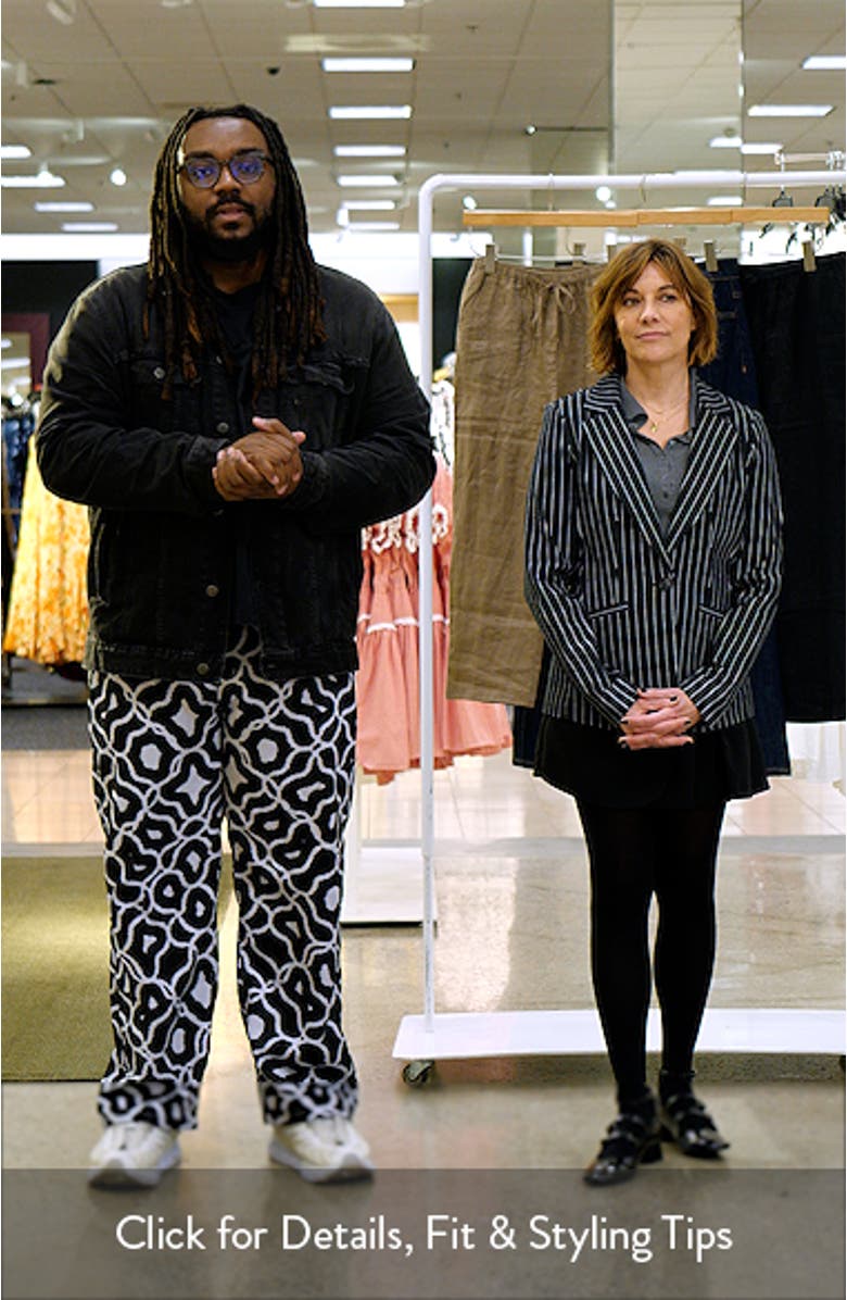 Railroad Stripe Stretch Blazer, sales video thumbnail