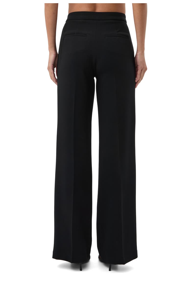 Trina Turk Sadie Wide Leg Suiting Pant, Alternate, color, Black