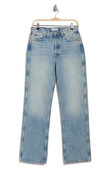 Re/done '90s High Waist Loose Jeans In Ojai Indigo