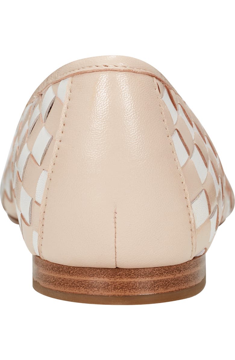 Marc Fisher LTD Damaria Pointed Toe Flat, Alternate, color, Beige/ White