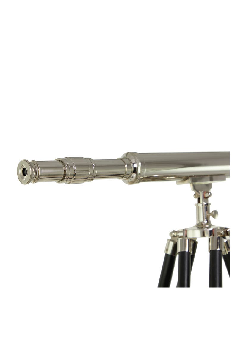 Silvertone Metal Telescope, Alternate, color, SILVER