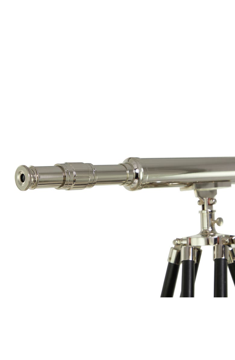 GINGER BIRCH STUDIO Silvertone Metal Telescope, Alternate, color, 