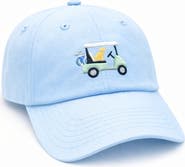 Bits & Bows Dog in Golf Cart Baseball Hat