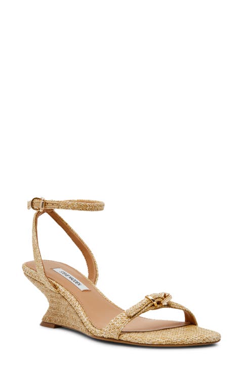 Zaloma Ankle Strap Wedge Sandal (Women)