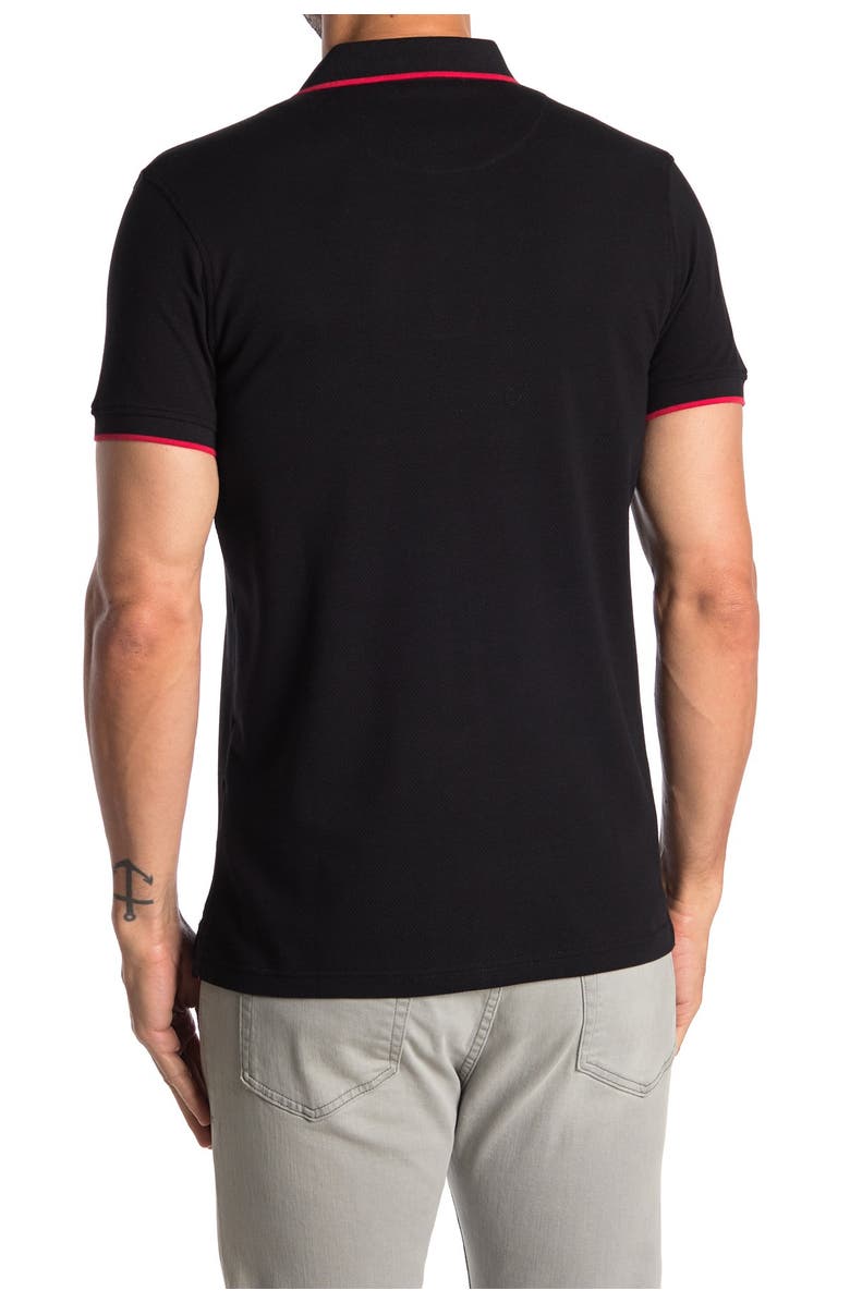 Roberto Cavalli Pipe Trim Patch Pocket Short Sleeve Polo, Main, color, 