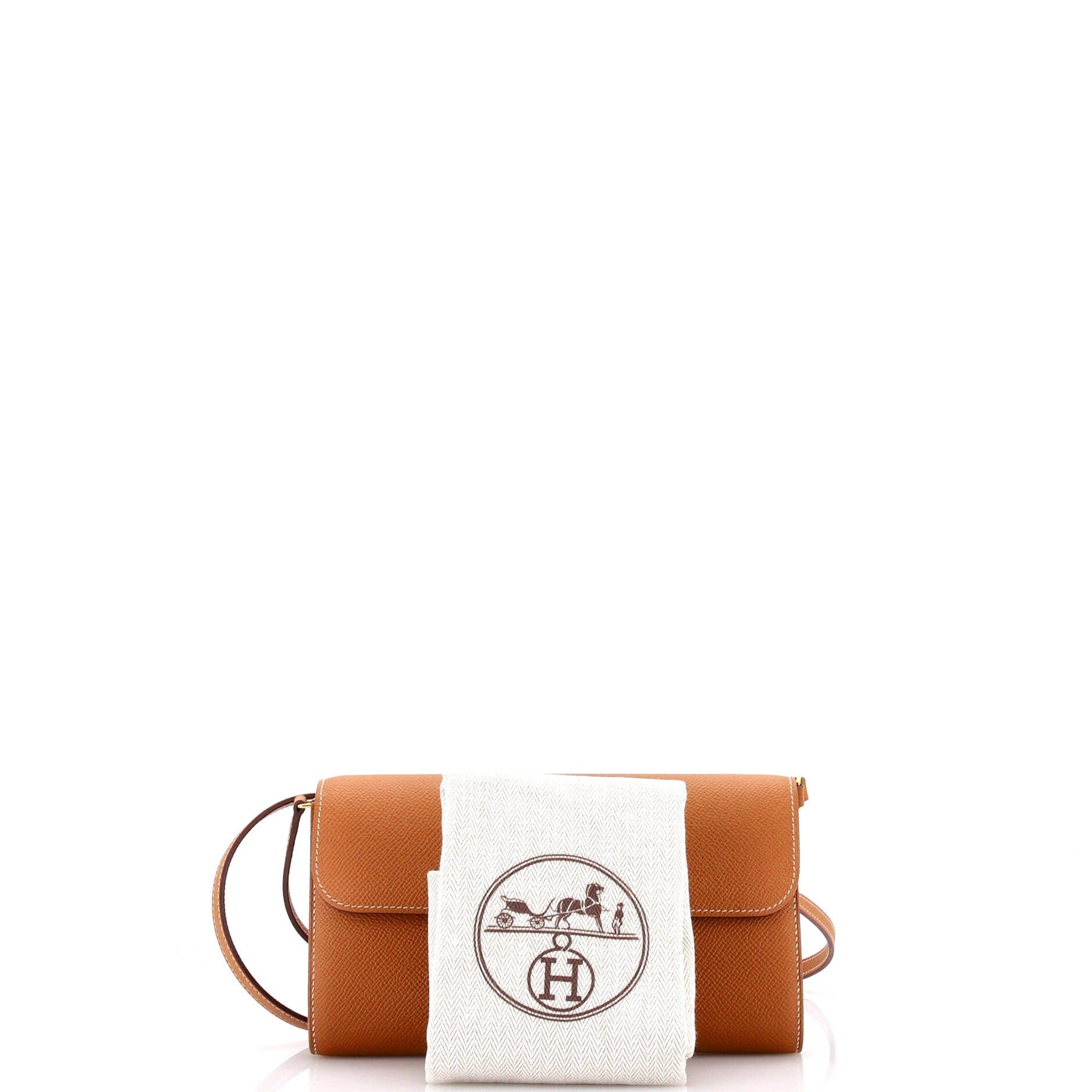 Pre-Owned Hermes Constance To Go Wallet Epsom, Alternate, color, 