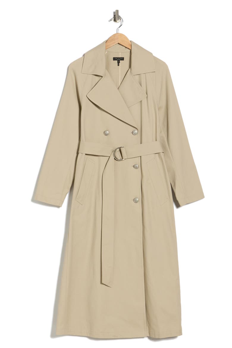 Ginny Twill Trench Coat, Alternate, color, SANDSTONE