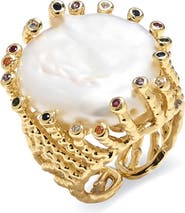 EYE CANDY LOS ANGELES Verona Freshwater Pearl Ring
