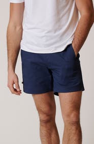 LEISURE LAB Stretch Cotton Chino Shorts