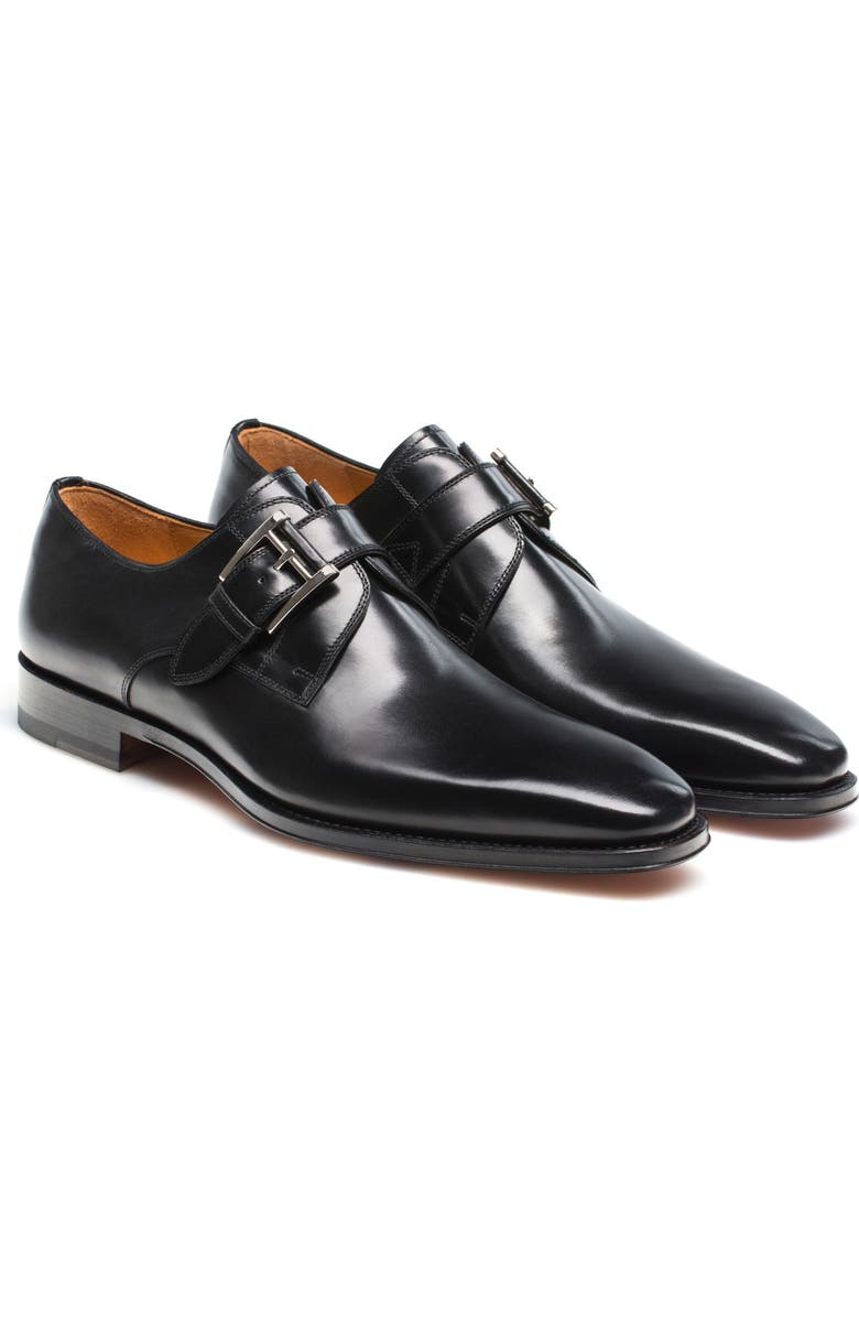 Magnanni Marco Plain Toe Monk Shoe, Main, color,