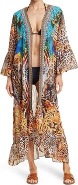 RANEES Animal Print Duster