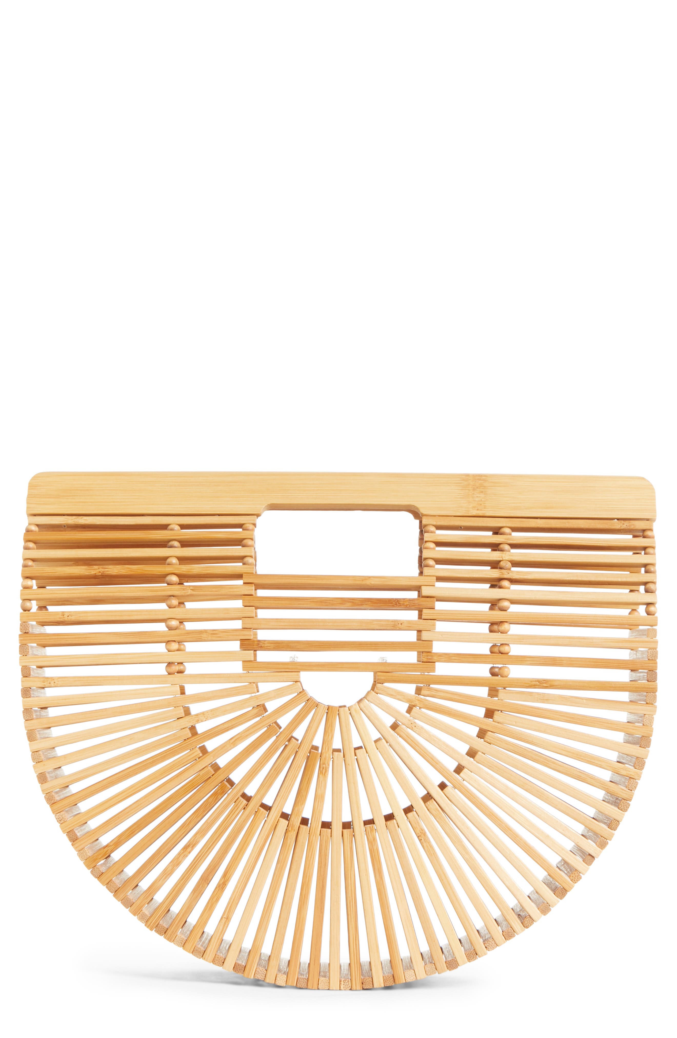 Small Ark Bamboo Handbag, Main, color, BAMBOO