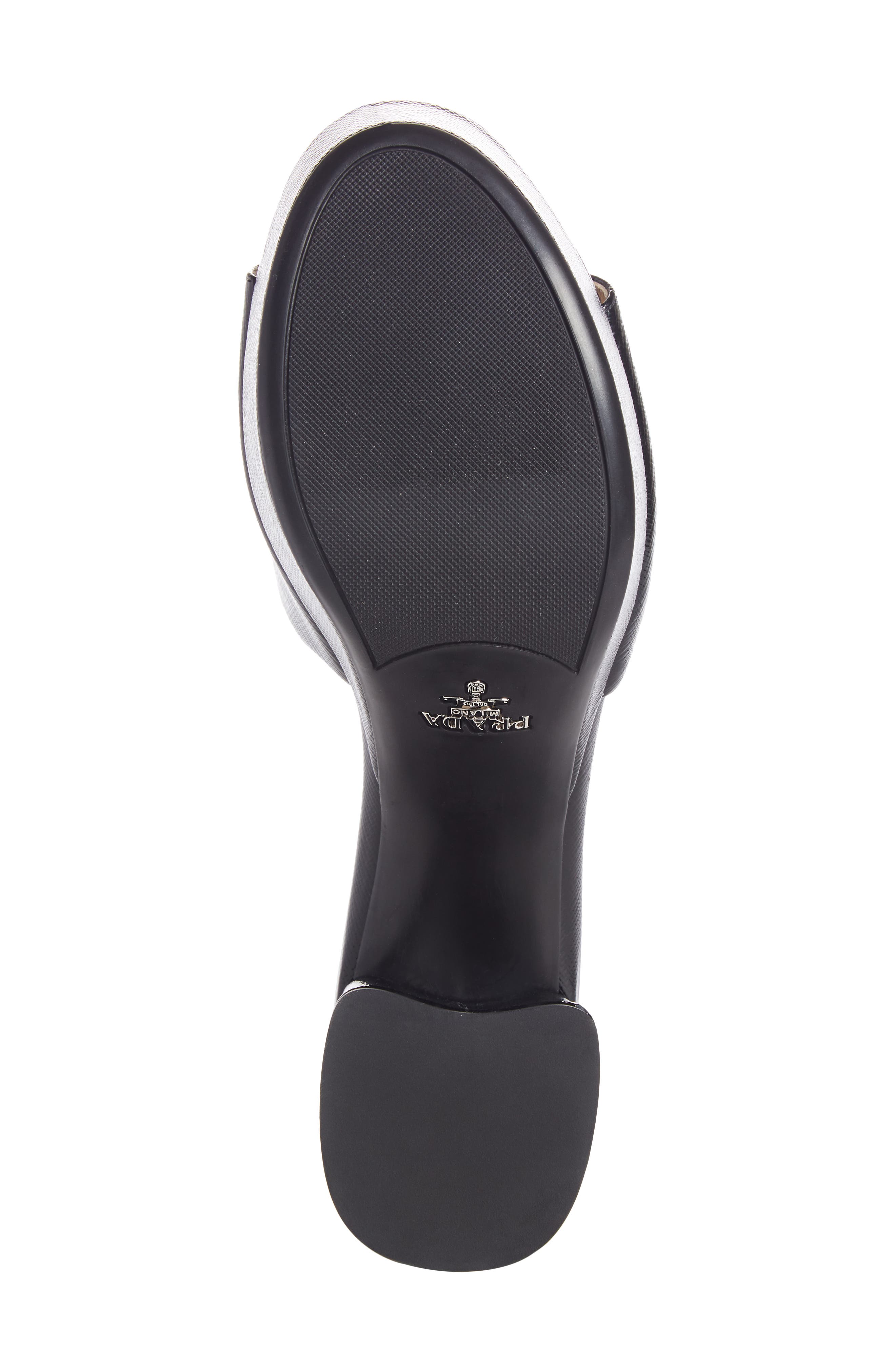 Prada Platform Slide Sandal, Alternate, color, 