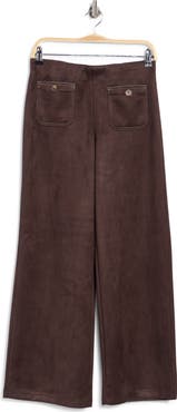 T Tahari Faux Suede Pants