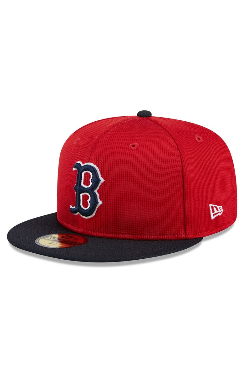New Era Men's New Era  Red Boston Red Sox 2024 Batting Practice 59FIFTY Fitted Hat, Main, color, 