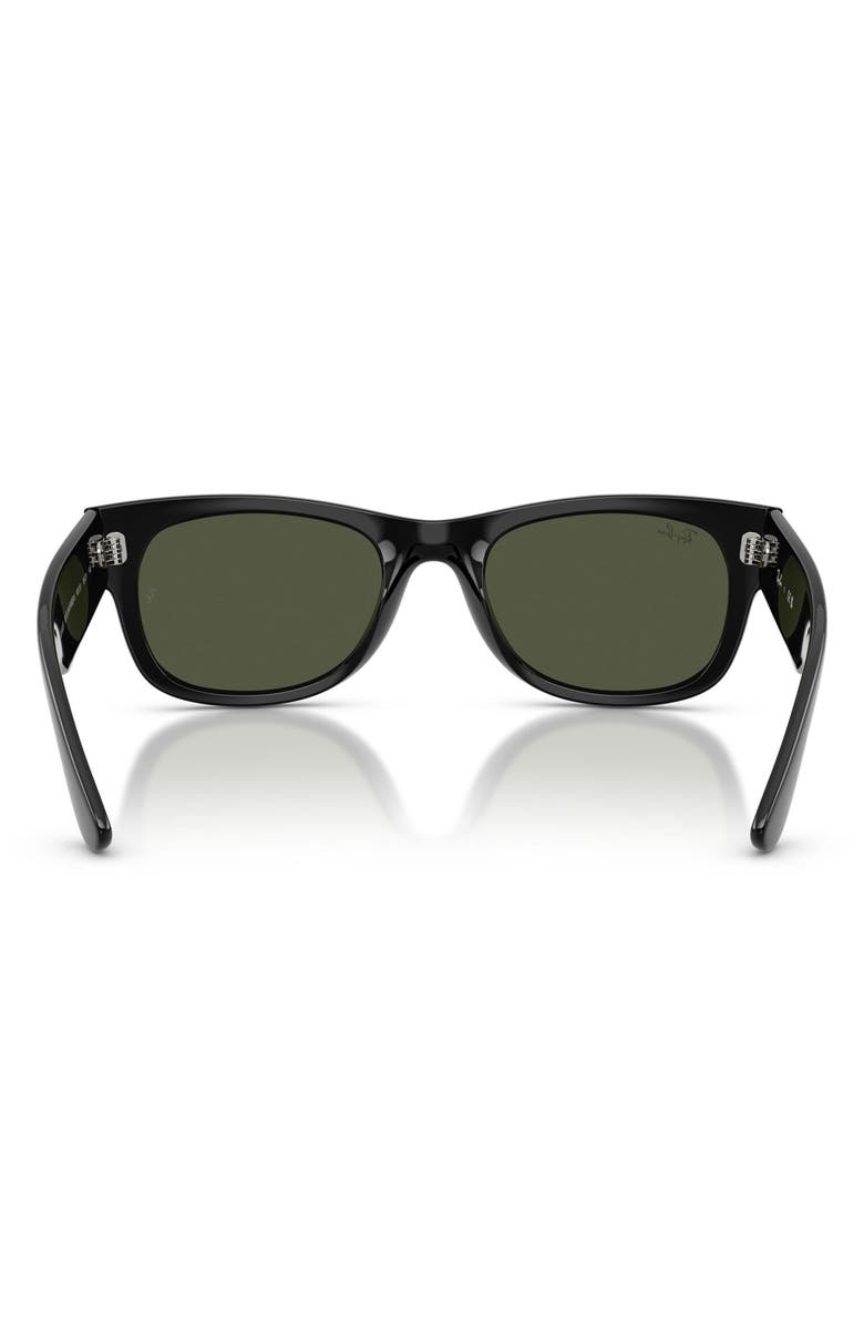 Ray-Ban Mega Wayfarere II Square Sunglasses, Alternate, color, Black / Green