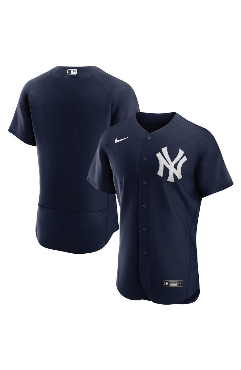 Nike Men's Nike Navy New York Yankees Alternate Authentic Team Jersey, Main, color, 