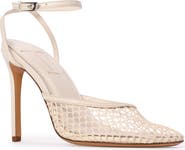 BLACK SUEDE STUDIO Millie Ankle Strap Pump