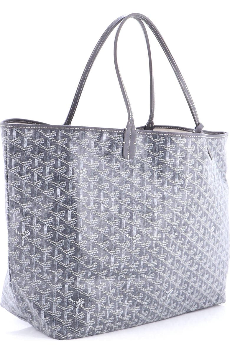 Pre-Owned Goyard Saint Louis Tote Coated Canvas GM, Alternate, color, Gray