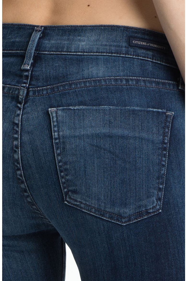 'Emmanuelle' Slim Bootcut Jeans, Alternate, color, SECRET