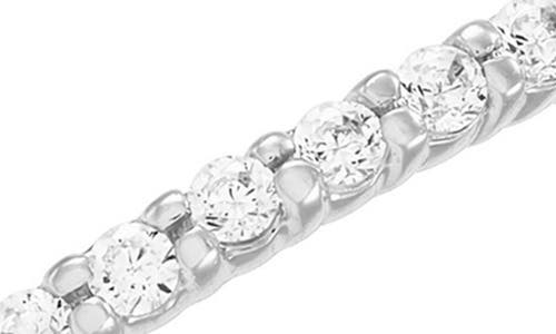 Frankie & Zoe Diamond Band Ring In Silver