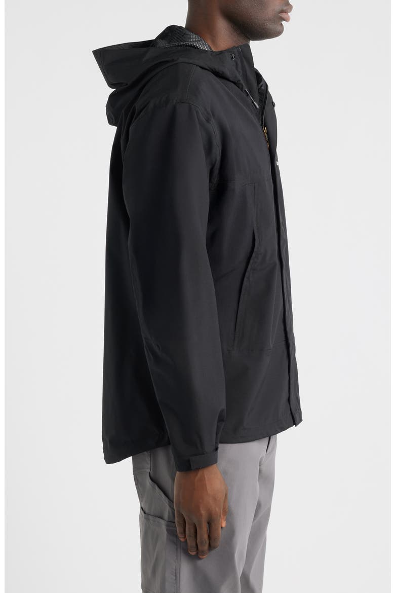 Breakwater Waterproof Ripstop Jacket, Alternate, color, BLACK