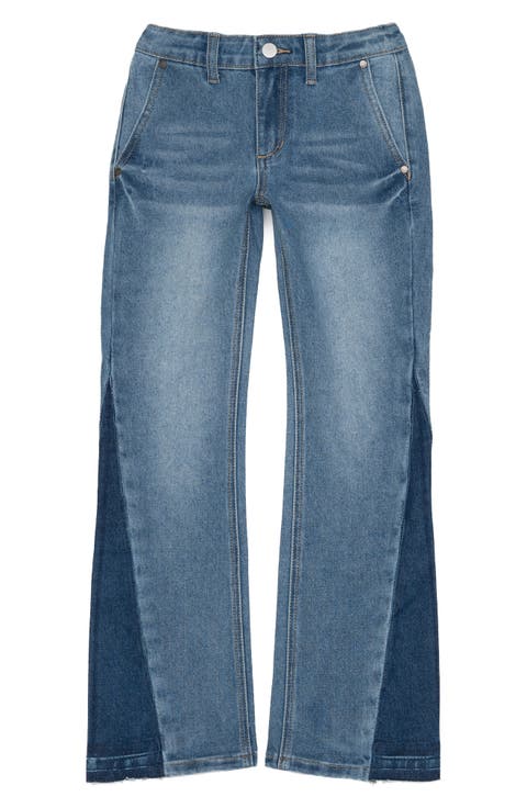 Kids' Molly Inset Flare Leg Jeans (Big Kid)