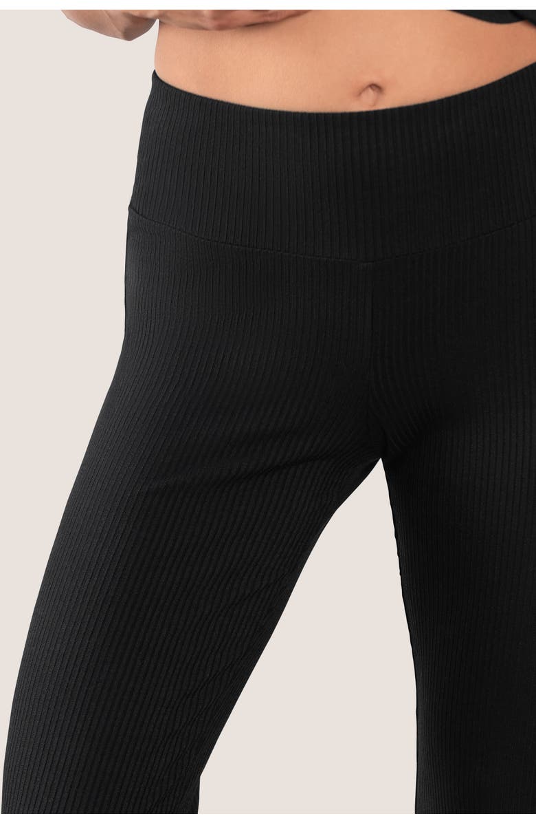 JJwinks The Getaway Ribbed Lounge &  Sleep Pants with Flare, Alternate, color, Black