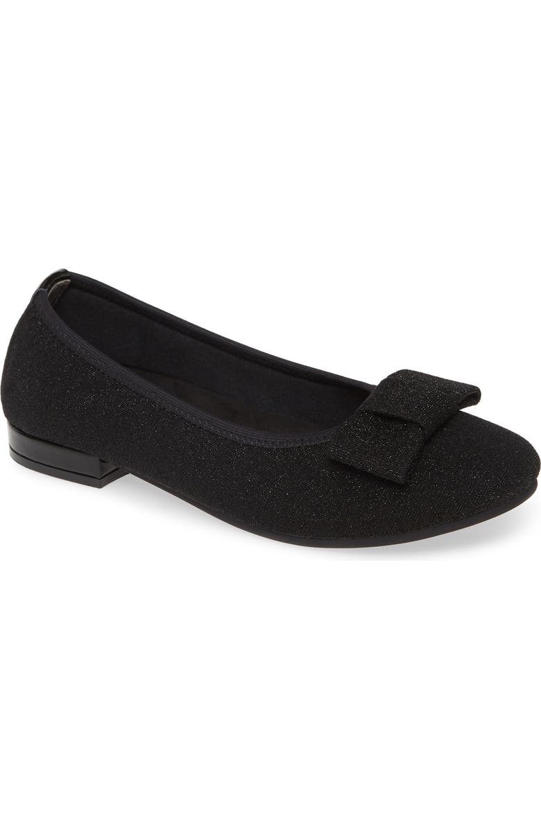 David Tate Teresa Glitter Bow Flat, Main, color,