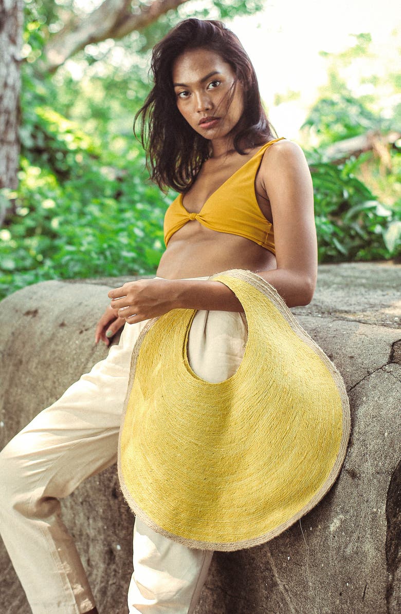 BRUNNA.CO The Solo Jute Straw Bag, Alternate, color, Yellow