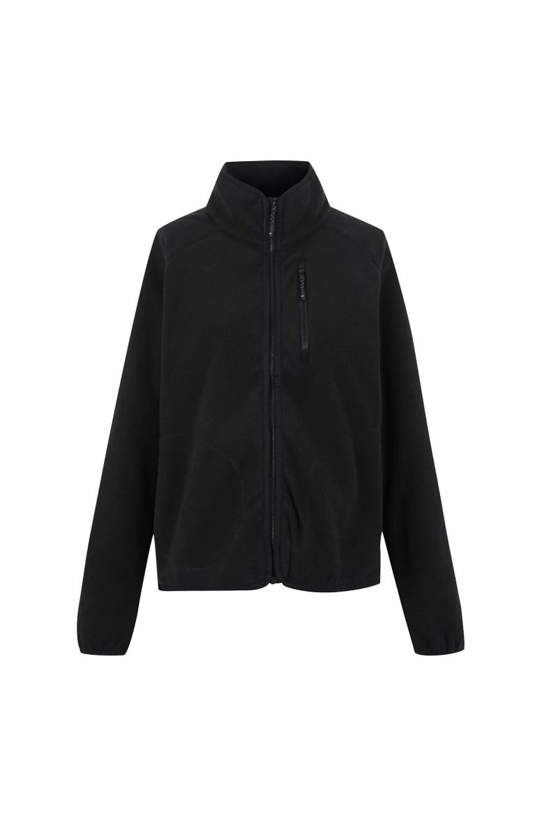 Frankie Full Zip Fleece Jacket, Main, color, Black