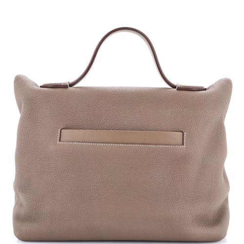 Pre-owned Hermes Hermes 24/24 Bag Togo With Swift 35 In Brown