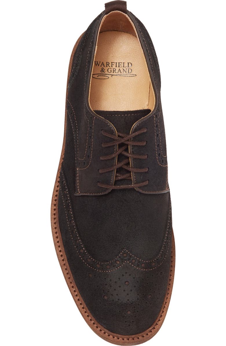 Warfield & Grand Davies Suede Wingtip Derby, Alternate, color,