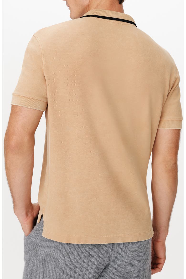 Chroma Wash Pima Cotton Piqué Polo, Alternate, color, DESERT TAN