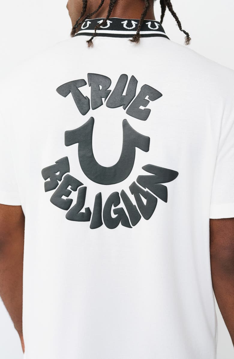 True Religion Piqué Knit Polo, Alternate, color, 