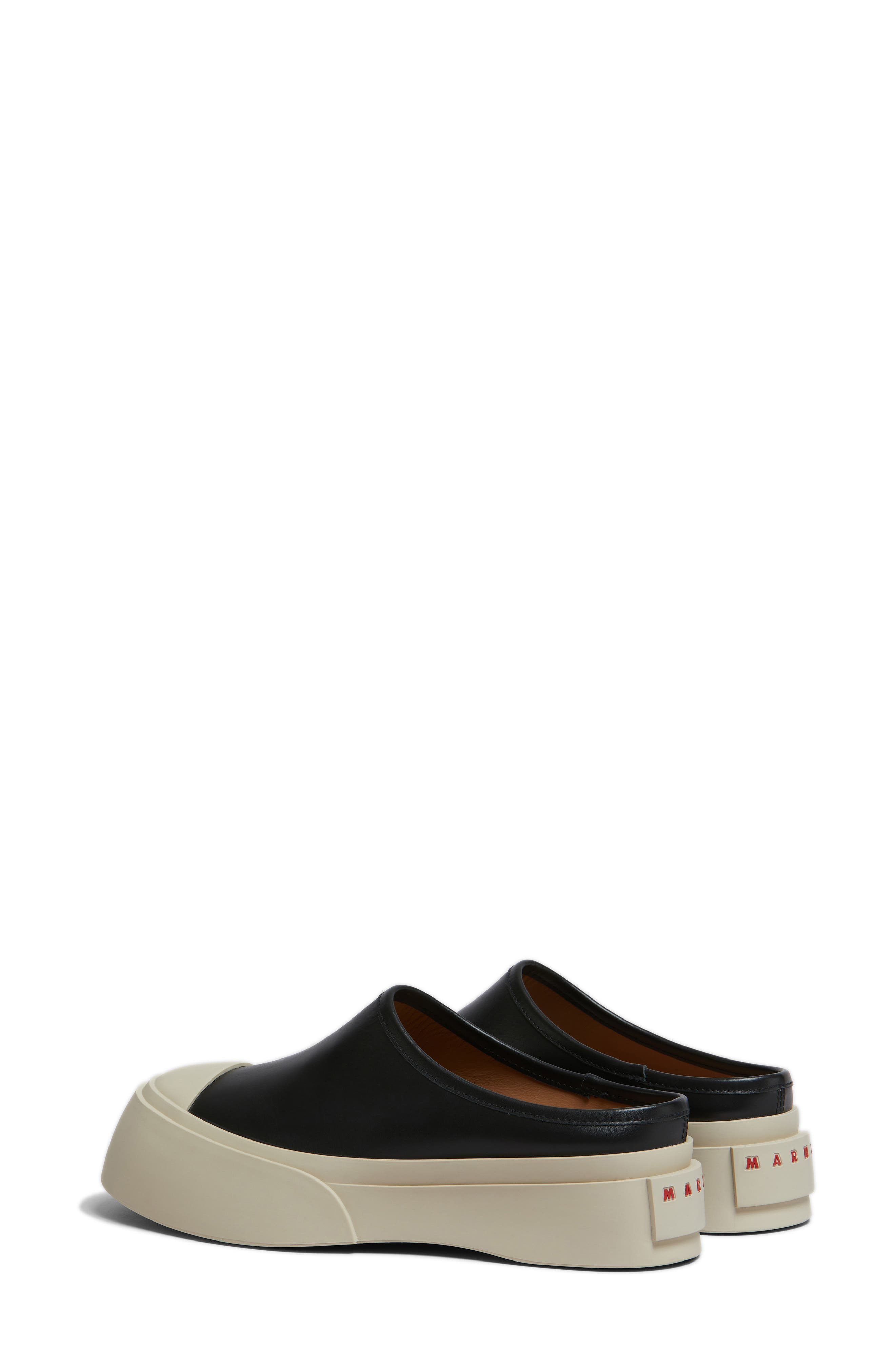 Marni Pablo Leather Mule Sneaker, Alternate, color, 