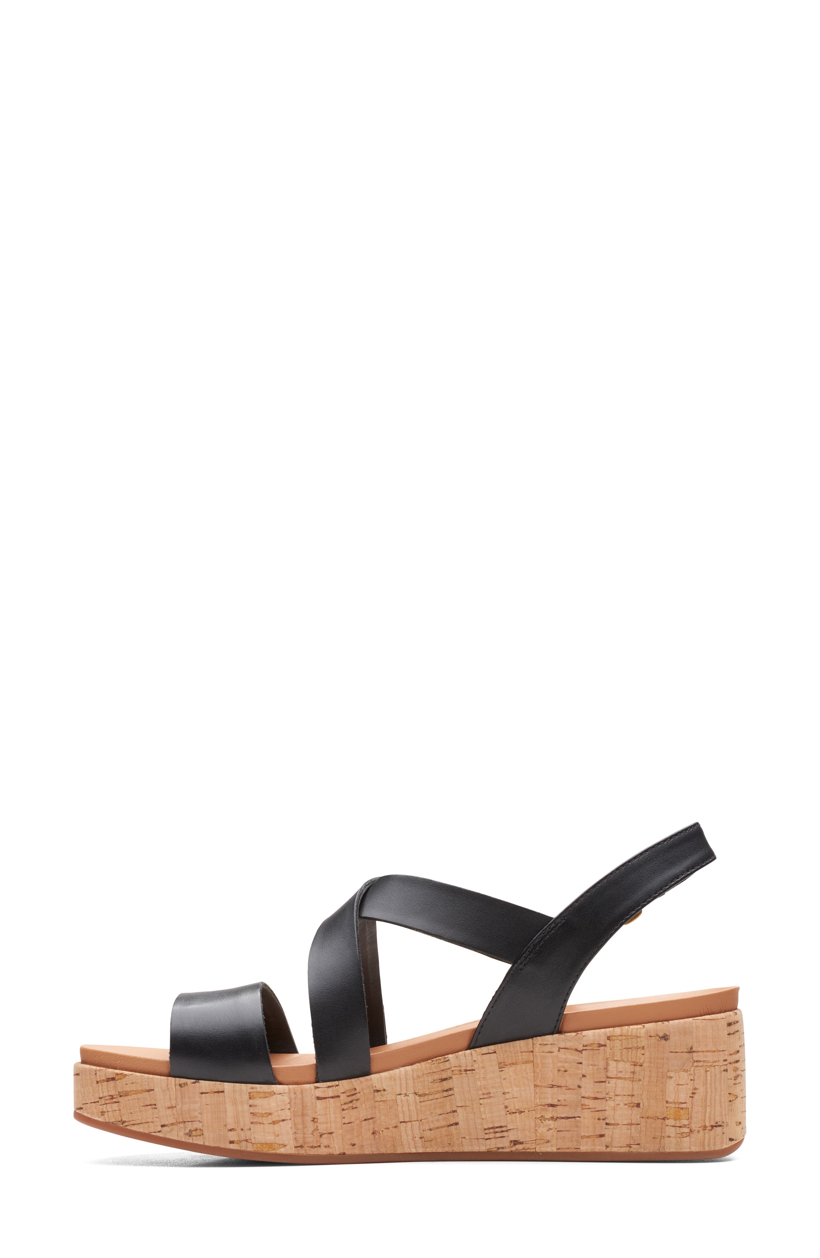 Clarks<sup>®</sup> Kimmei Wedge Sandal, Alternate, color, 