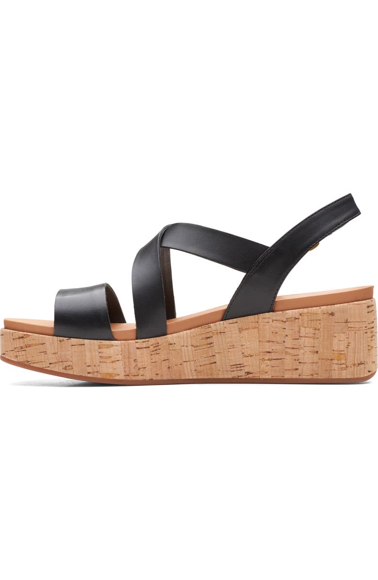 Clarks<sup>®</sup> Kimmei Wedge Sandal, Alternate, color,