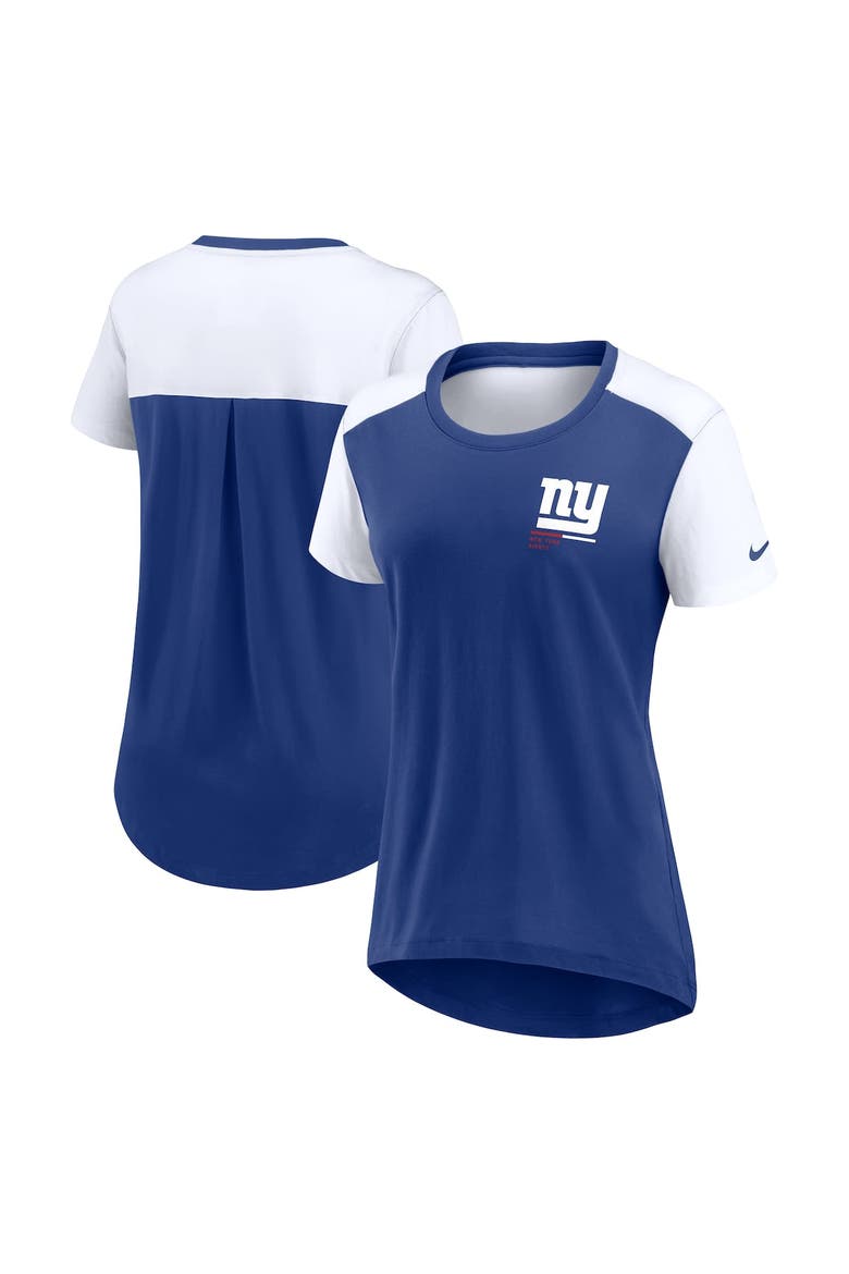 Women's Nike  Royal New York Giants Performance Fashion T-Shirt, Main, color, Royal