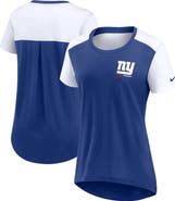 Nike Women's Nike  Royal New York Giants Performance Fashion T-Shirt