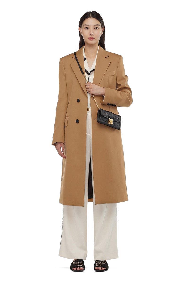 MCM Tracy Chain Wallet in Embossed Monogram Leather, Alternate, color, 