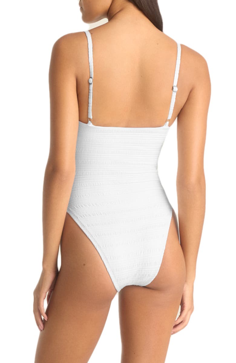 Vitamin A<sup>®</sup> Jenna One-Piece Swimsuit, Alternate, color, White