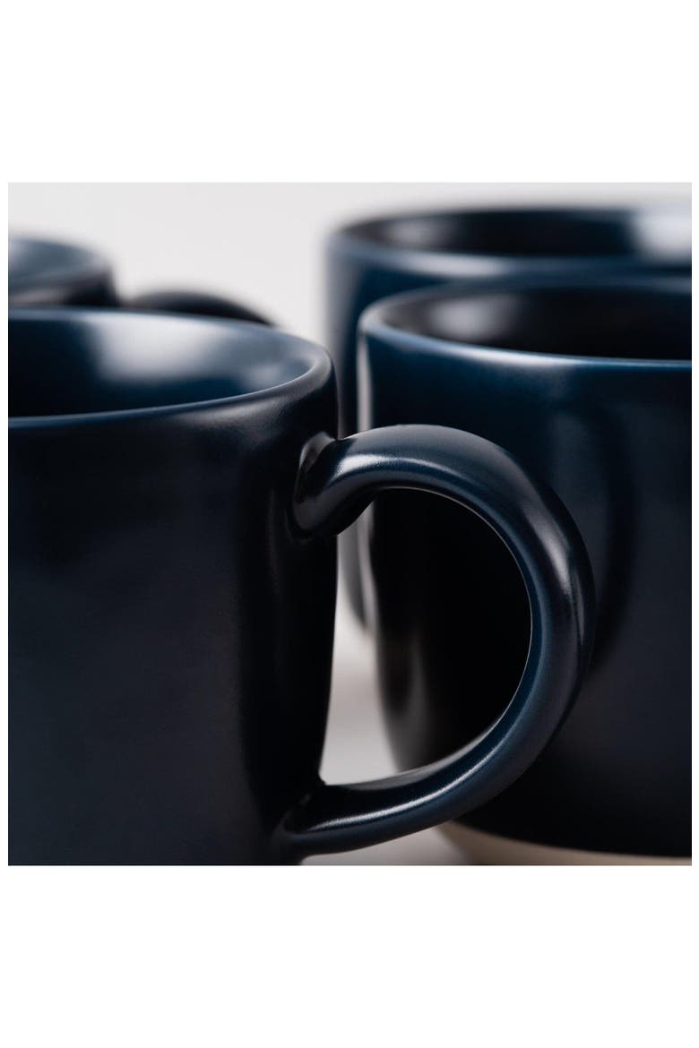The Mugs Set of 4 Mugs, Alternate, color, MIDNIGHT BLUE