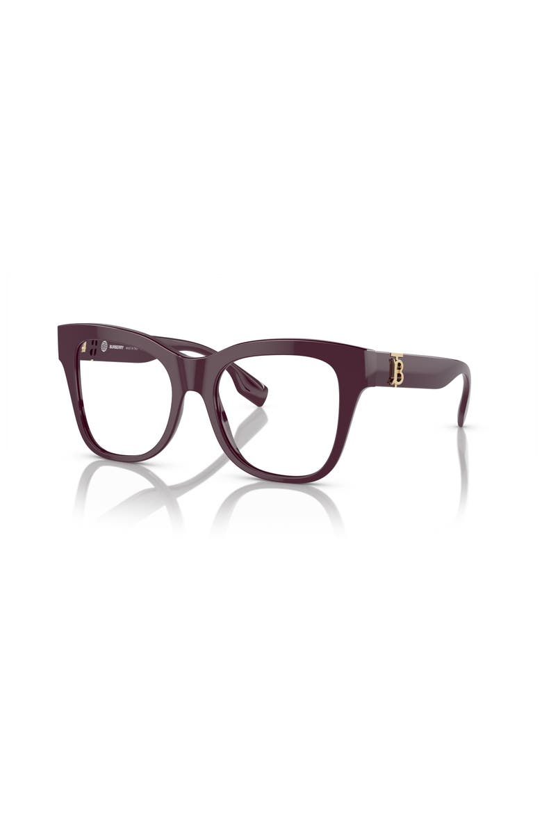 52mm Square optical glasses, Main, color, Red