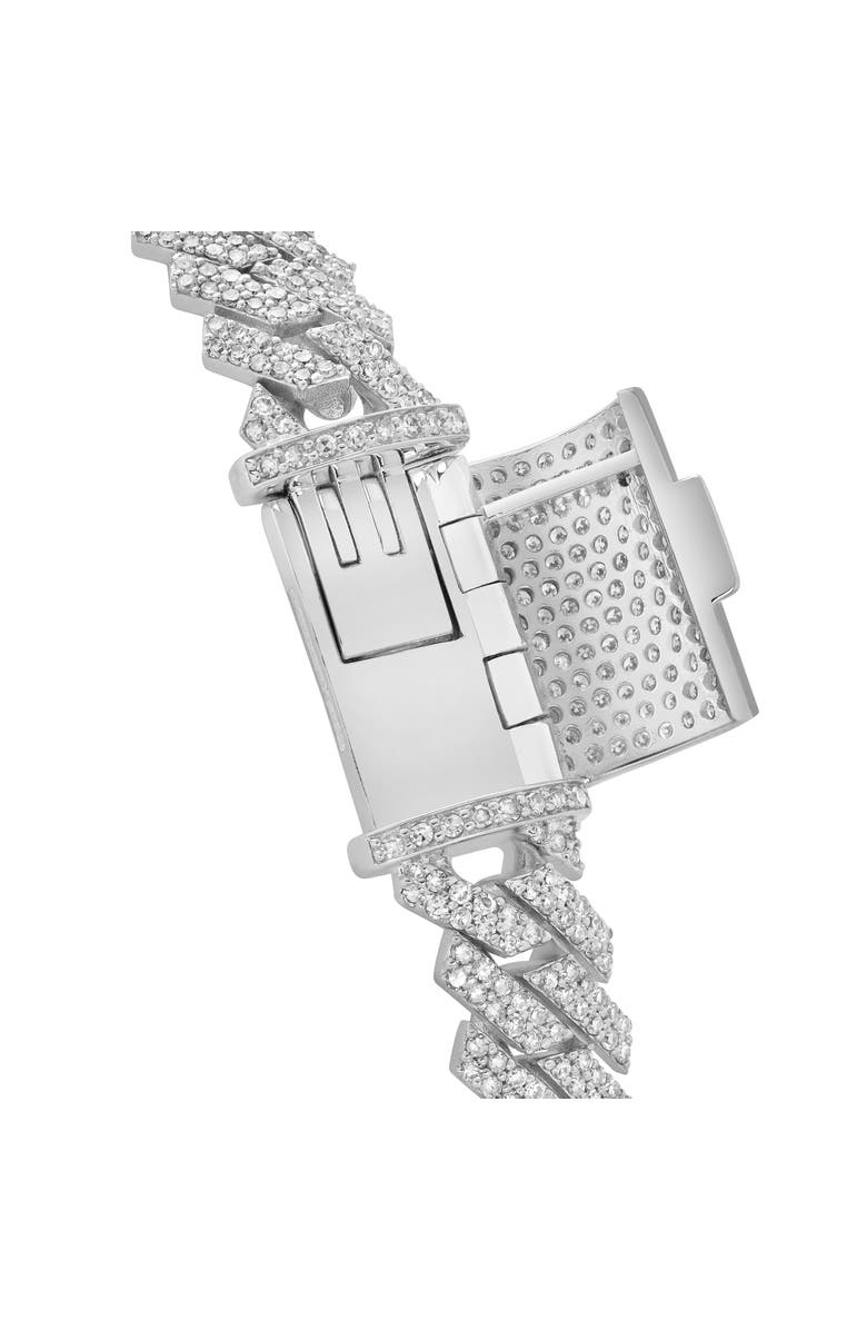 LuvMyJewelry Diamond Link Cuban Bracelet in 10K Gold - 5.6 to 6.3ct., Alternate, color, 