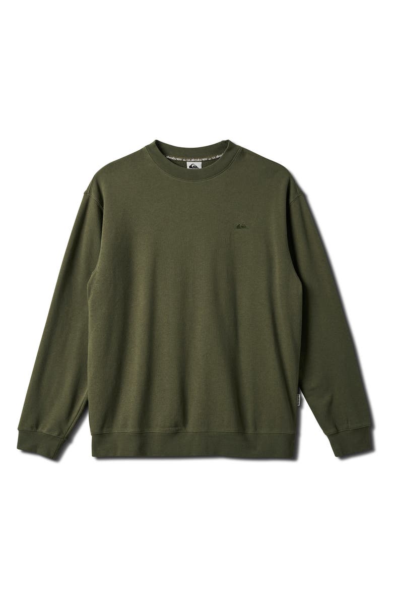 Quiksilver Saltwater Sweatshirt, Main, color, Army