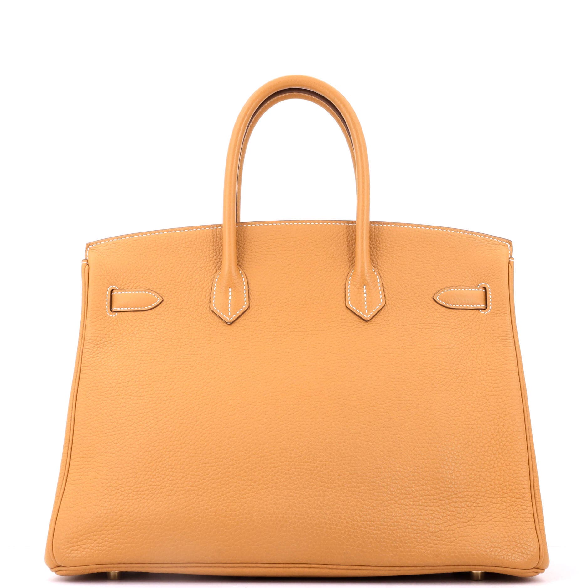 Birkin Handbag Brown Togo with Gold Hardware 35, Alternate, color, White