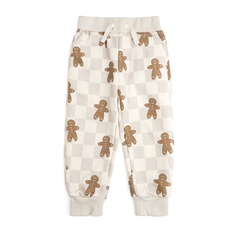 Gingerbread Christmas Checkered Jogger